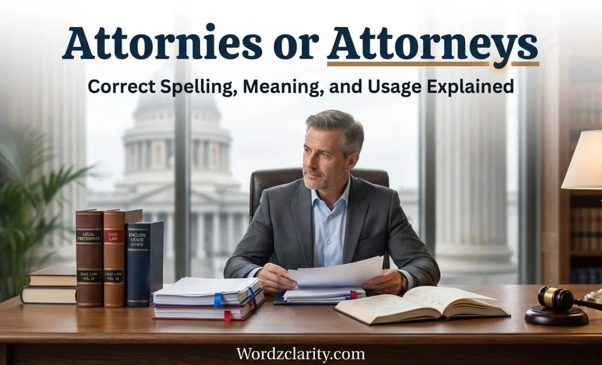 Attornies or Attorneys