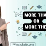 More Than or More Then