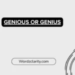 genious or genius