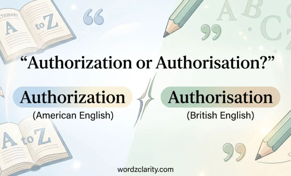 Authorization or Authorisation