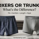 Boxers or Trunks