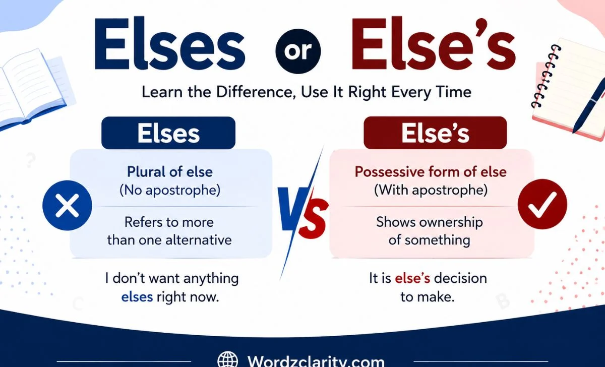 Elses or Else’s