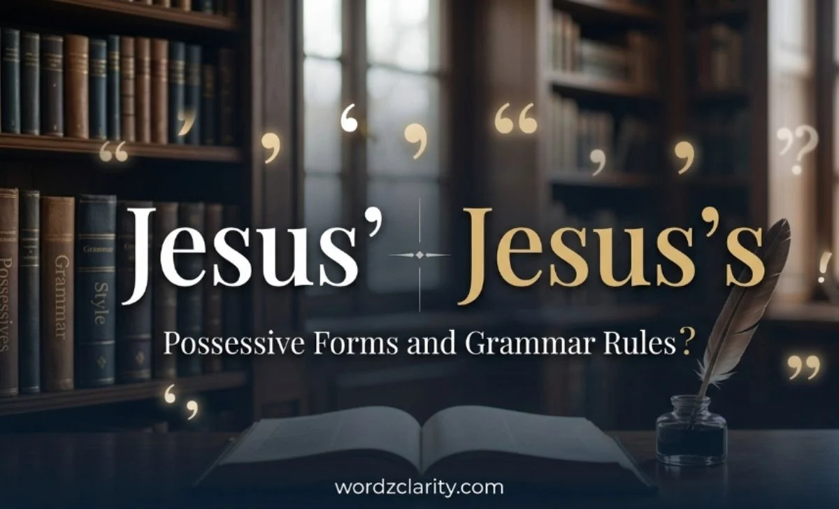 Jesus’ or Jesus’s
