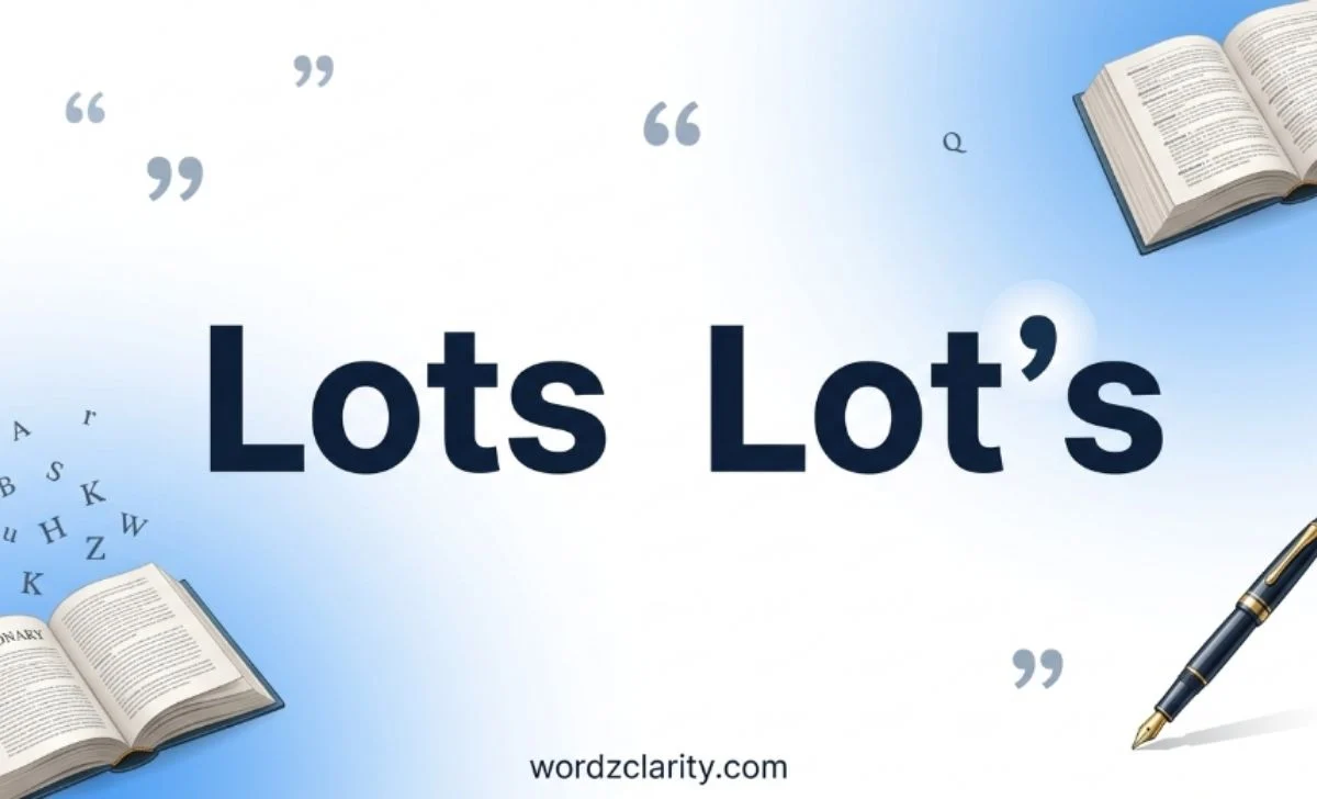 Lots or Lot’s
