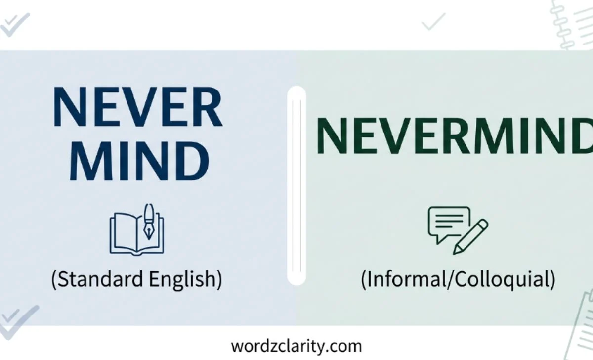 Never Mind or Nevermind
