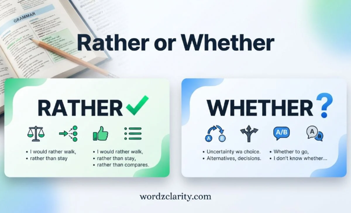 Rather or Whether