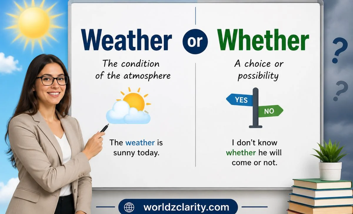 Weather or Whether
