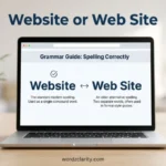 Website or Web Site