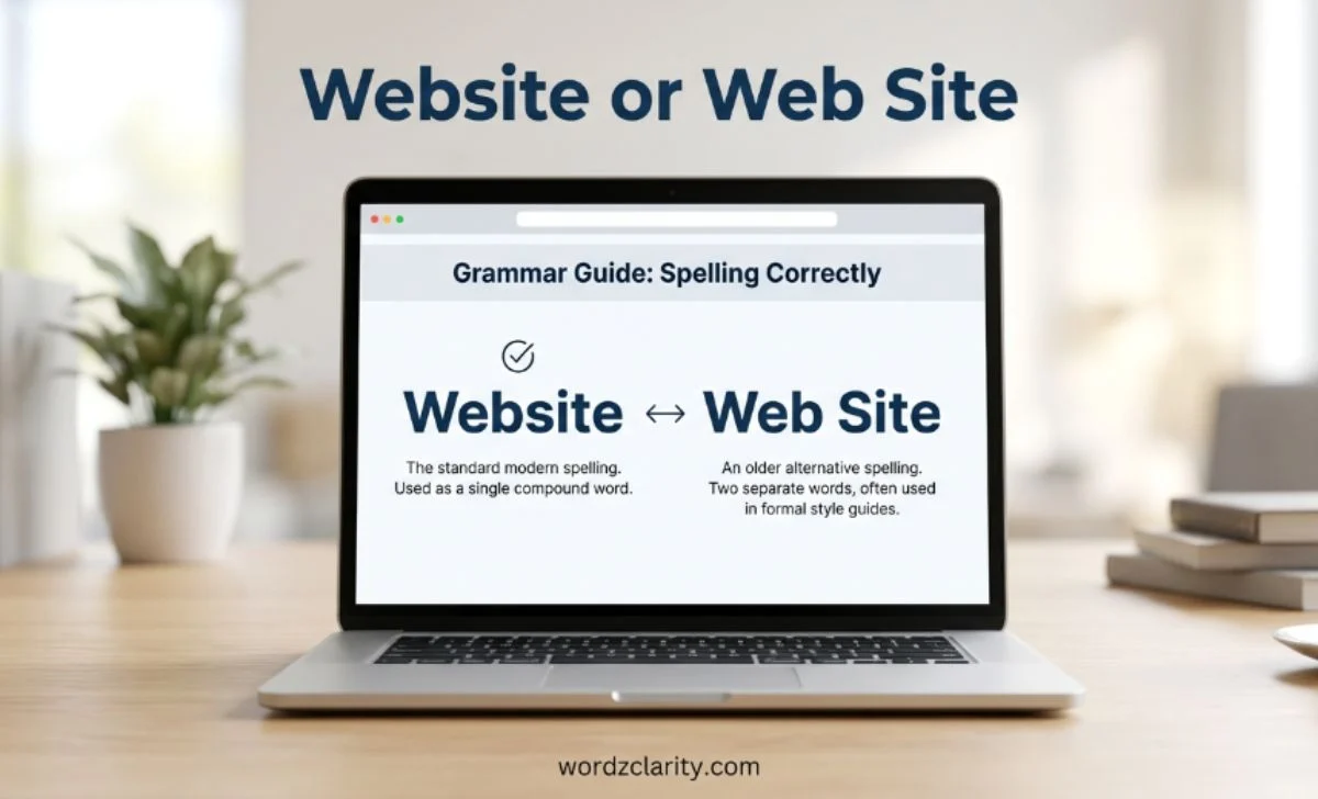 Website or Web Site