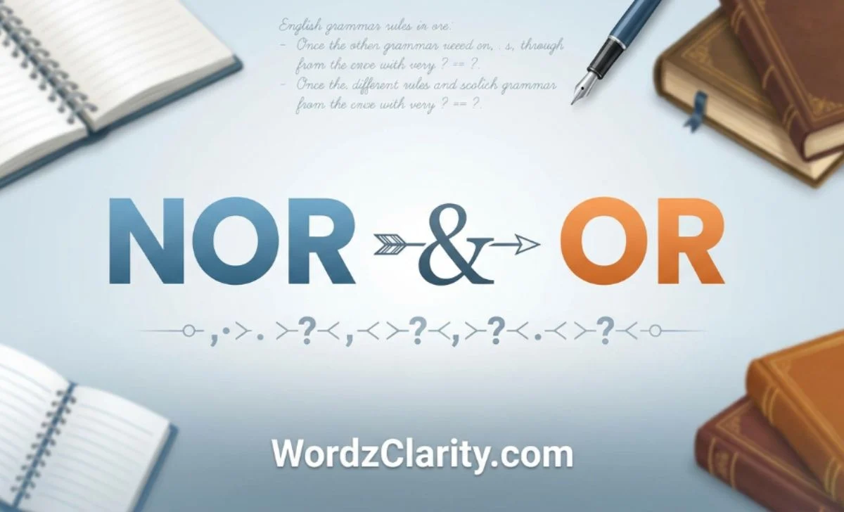 Nor or Or