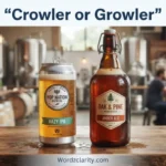 Crowler or Growler
